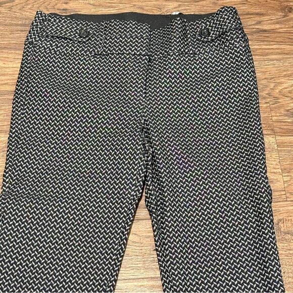 Candie’s Skinny Ankle Stretchy Pants With Geometric Print Black White Size 9 - Picture 10 of 13